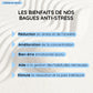 Bague Antistress BlueSun - Anneau Rotatif Relaxant